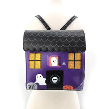 Load image into Gallery viewer, Cutie Spooky House Mini Backpack