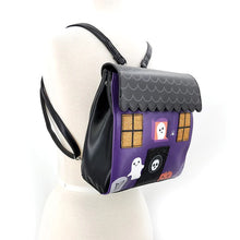 Load image into Gallery viewer, Cutie Spooky House Mini Backpack