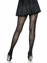 Load image into Gallery viewer, Spiderweb Lace Tights