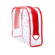 Load image into Gallery viewer, Hello Kitty Clear Hearts Zipper Pouch