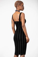 Load image into Gallery viewer, Back From The Dead Striped Bodycon Dress