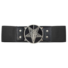 Load image into Gallery viewer, Baphomet Elastic Waist Fashion Belt