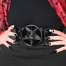 Load image into Gallery viewer, Baphomet Elastic Waist Fashion Belt