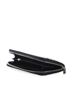 Load image into Gallery viewer, Simple Black Spiderweb Detail Checkbook Wallet