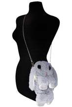 Load image into Gallery viewer, Bling Fluffy Bunny Purse- More Colors Available!