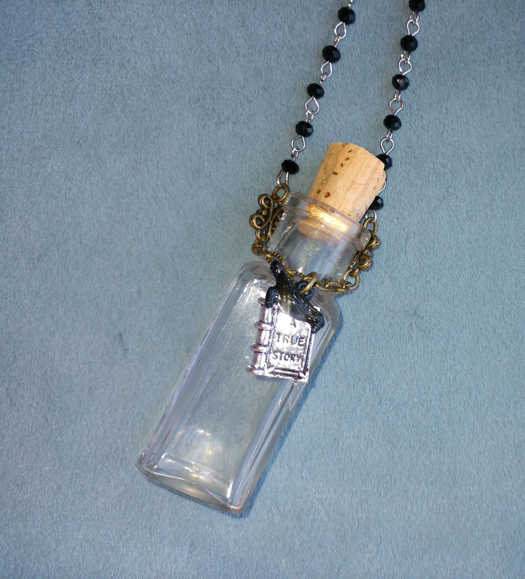 Vintage Medicine Bottle Necklace