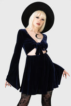 Load image into Gallery viewer, Casseoperia's Charm Velvet Mini Dress