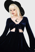 Load image into Gallery viewer, Casseoperia's Charm Velvet Mini Dress
