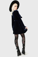 Load image into Gallery viewer, Casseoperia's Charm Velvet Mini Dress