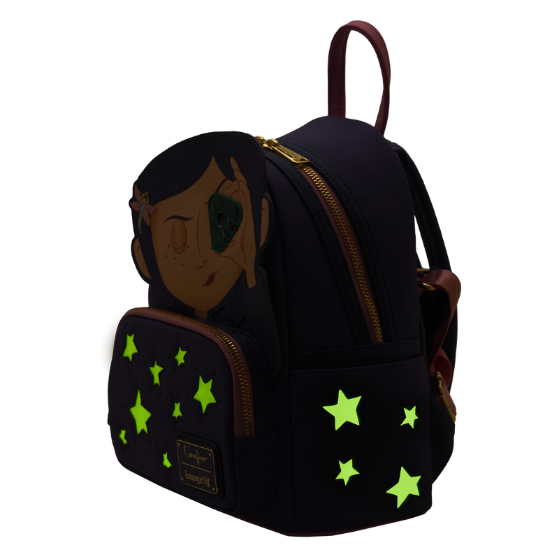 Coraline Stars Cosplay Glow In The Dark Mini Backpack