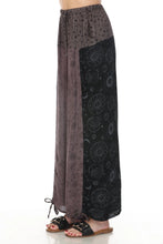 Load image into Gallery viewer, Black Celestial Patchwork Drawstring Pants