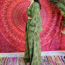 Load image into Gallery viewer, Celestial Olive Palazzo Pants- also available in PLUS