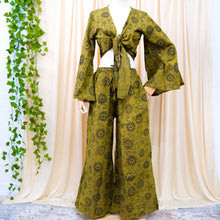 Load image into Gallery viewer, Celestial Olive Palazzo Pants- also available in PLUS