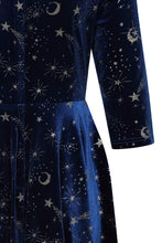 Load image into Gallery viewer, Luna Celestial Glitter Swing Dress