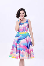 Load image into Gallery viewer, Rainbow Skies Swing Dress