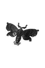 Load image into Gallery viewer, Black Death Moth Barette

