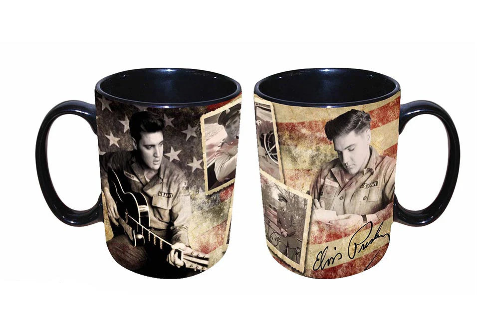 Elvis In The Army Mug