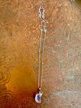 Load image into Gallery viewer, Opalite Crescent Moon Dainty Pendant Necklace- More Styles Available!
