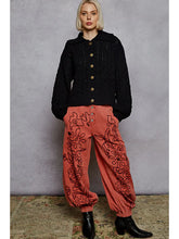 Load image into Gallery viewer, Sailor Collar Chenille Sweater with Heart Buttons