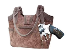 Load image into Gallery viewer, Red Western Studs Buckle Shoulder Purse