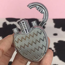 Load image into Gallery viewer, Silver Heart Lock Lighter