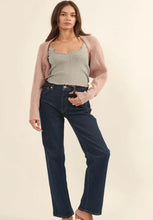 Load image into Gallery viewer, Blush Rib Knit Shrug Bolero