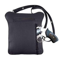 Load image into Gallery viewer, Embossed Skulls and Flat Studs Flat Crossbody Purse