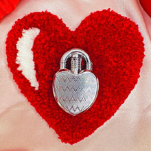 Load image into Gallery viewer, Silver Heart Lock Lighter