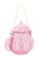 Load image into Gallery viewer, Pretty Pink Teapot Purse