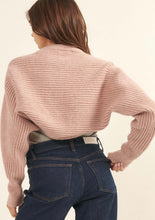 Load image into Gallery viewer, Blush Rib Knit Shrug Bolero