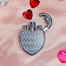 Load image into Gallery viewer, Silver Heart Lock Lighter