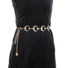 Load image into Gallery viewer, Simple Gold Whimsigoth Waist Chain
