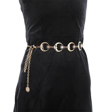 Load image into Gallery viewer, Simple Gold Whimsigoth Waist Chain