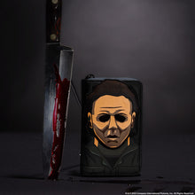 Load image into Gallery viewer, Halloween Michael Myers Glow Mask Cosplay Zip Around Wallet