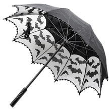 Load image into Gallery viewer, Bat Flock Lace Parasol
