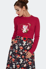 Load image into Gallery viewer, Puppies and Kittens Valentine Skirt