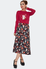 Load image into Gallery viewer, Puppies and Kittens Valentine Skirt