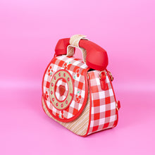 Load image into Gallery viewer, Cherry Ring Ring Phone Convertible Handbag Purse