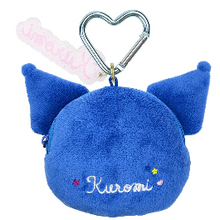 Load image into Gallery viewer, Kuromi Loves U Plush Mini Zip Pouch