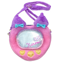 Load image into Gallery viewer, Kuromi Loves U Plush Heart Purse