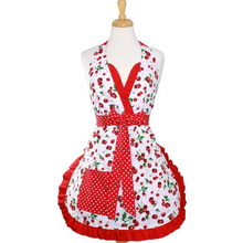 Load image into Gallery viewer, Sweet Cherry Ladies Apron