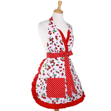 Load image into Gallery viewer, Sweet Cherry Ladies Apron