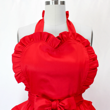 Load image into Gallery viewer, Red Retro Style Apron