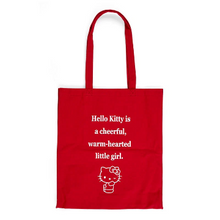 Load image into Gallery viewer, Hello Kitty Red Cotton Tote Bag