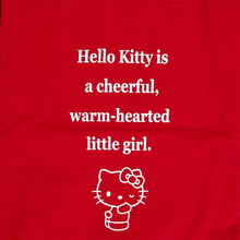 Load image into Gallery viewer, Hello Kitty Red Cotton Tote Bag