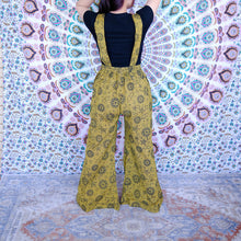 Load image into Gallery viewer, Mustard Dreamy Wide Leg Celestial Jumpsuit