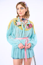 Load image into Gallery viewer, Amora Hand Embroidered and Beaded Blouse