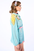 Load image into Gallery viewer, Amora Hand Embroidered and Beaded Blouse