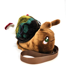 Load image into Gallery viewer, Forest Snail Plush Crossbody Purse