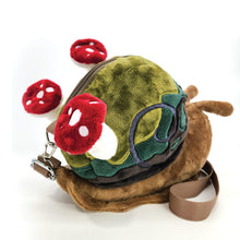 Load image into Gallery viewer, Forest Snail Plush Crossbody Purse